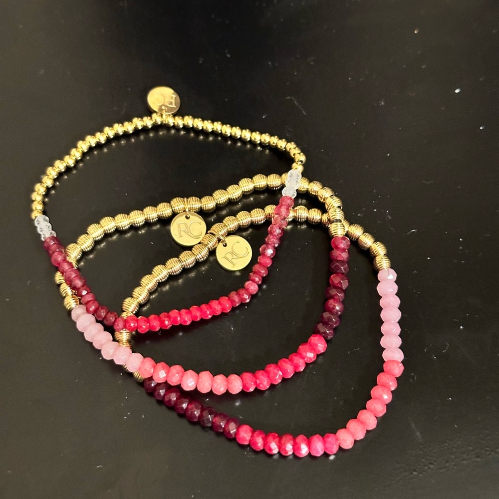 Rustic Cuff Set of 3 Bracelets